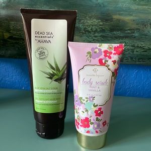 Two Body Scrubs Mint & Vanilla & Dead Sea Ahava